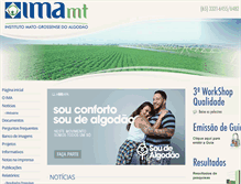 Tablet Screenshot of imamt.com.br